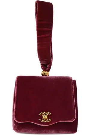 CHANEL Pochette en velours (1995)