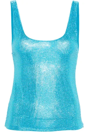 GIUSEPPE DI MORABITO Débardeur à ornements en cristal
