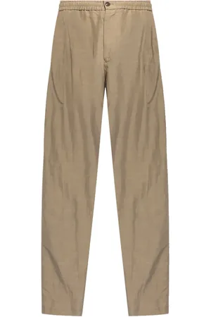 Giorgio Armani Pantalon en toile à pinces