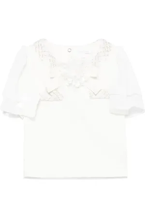 PATACHOU Blouse à appliques fleurs