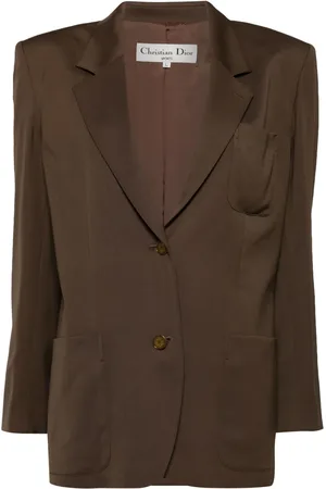 Dior Blazer en laine à épaulettes
