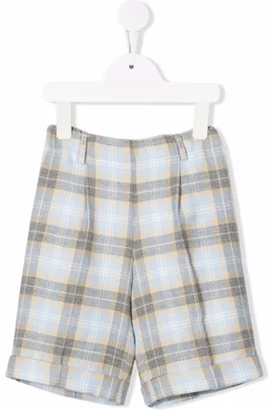 SIOLA Short en laine vierge à carreaux