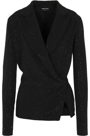 Giorgio Armani Blazer croisé à revers crantés