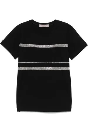 D.EXTERIOR T-shirt à ornements métalliques