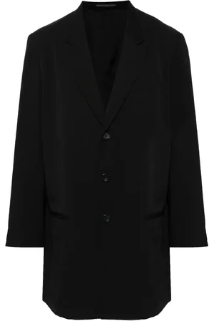 YOHJI YAMAMOTO Blazer en laine à simple boutonnage