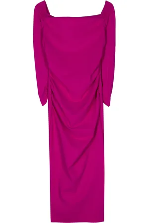 CHIARA BONI Robe mi-longue à épaules dénudées