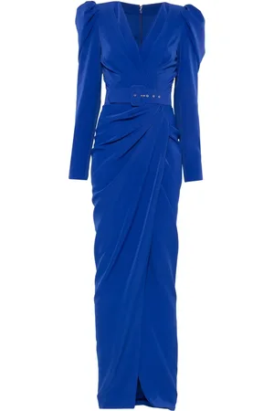 RHEA COSTA Robe longue ceinturée