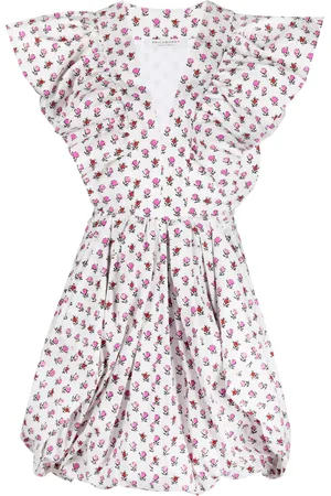 Serafini Robe bouffante à fleurs