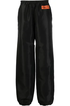 Heron Preston Pantalon ample à patch logo