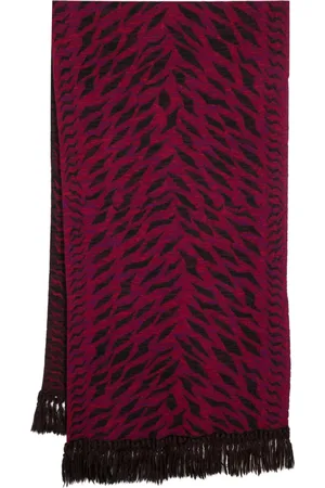 Saint Laurent écharpe en jacquard (années 1980)