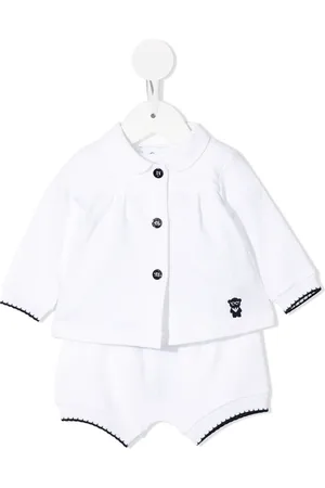 Emporio Armani Trousseau de naissance à logo brodé