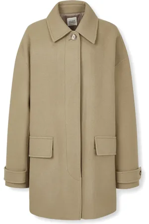 Studio Tomboy Manteau en laine à coupe mi-longue