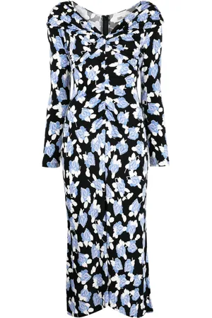 Diane von Furstenberg Robe fleurie à col v