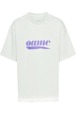 OAMC T-shirt en coton biologique à logo imprimé