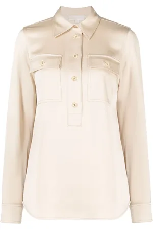 Michael Kors Chemise satinée à manches longues