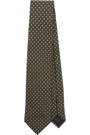 BRIONI Cravate à motif géométrique en jacquard