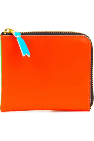 Comme des Garçons Portefeuille Super Fluo à fermeture zippée tout autour