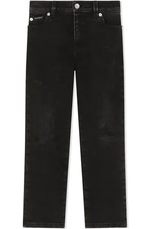 Dolce & Gabbana Jean droit à imprimé graffiti