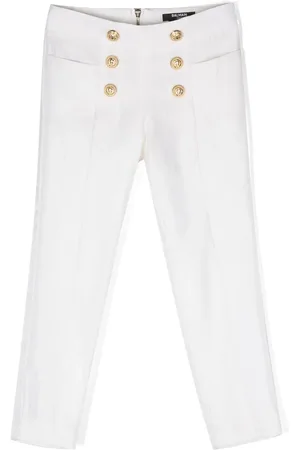 Balmain Pantalon à boutons embossés