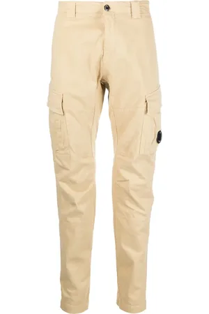 C.P. Company Pantalon cargo fuselé à détail lentille