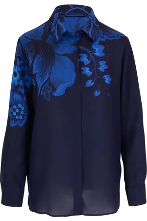 Etro Chemise en soei à fleurs