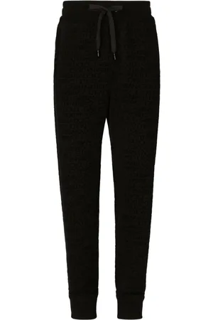 Dolce & Gabbana Pantalon de jogging en coton à logo imprimé