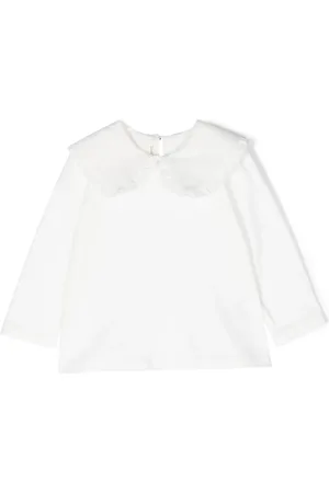 Zhoe & Tobiah Blouse en coton à col claudine