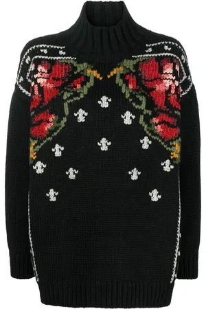 Golden Goose Pull en intarsia à col roulé