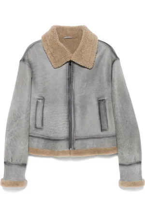 Manokhi Veste en cuir