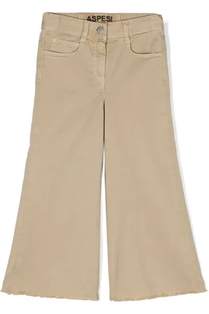 Aspesi Pantalon ample à bords effilochés
