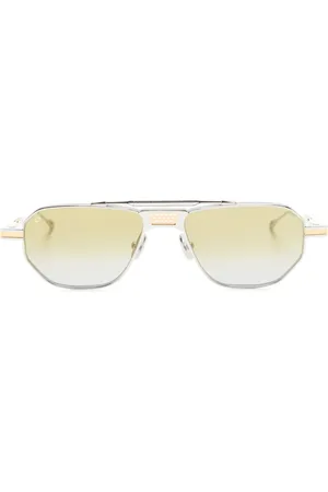 T Henri Eyewear Lunettes de soleil carrées à logo imprimé