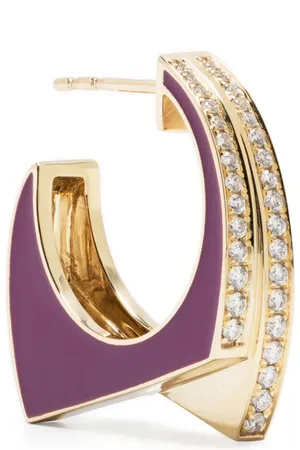 Rainbow K Créole Handcuff pavée de diamants