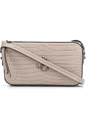 Jimmy Choo Sac à bandoulière Hale à effet peau de crocodile
