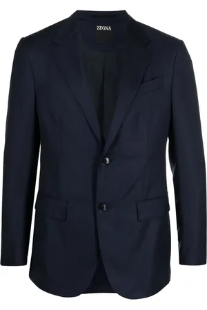 Ermenegildo Zegna Blazer en laine à revers crantés