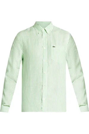 Lacoste Chemise rayée en lin