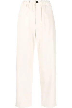 Jil Sander Pantalon court à coupe droite