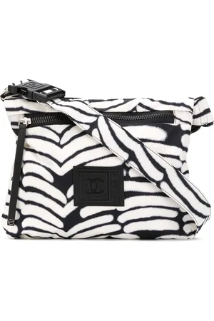 CHANEL Sac porté épaule Sports Line à motif abstrait