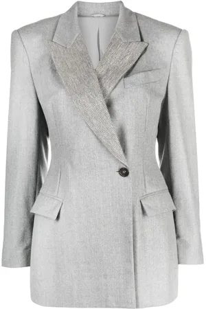 Brunello Cucinelli Blazer à simple boutonnage
