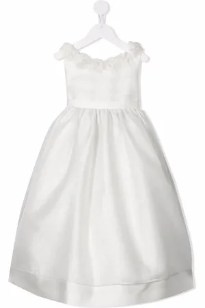 LA STUPENDERIA Robe pailletée à appliques fleurs