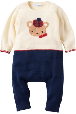 Familiar Grenouillère à logo intarsia