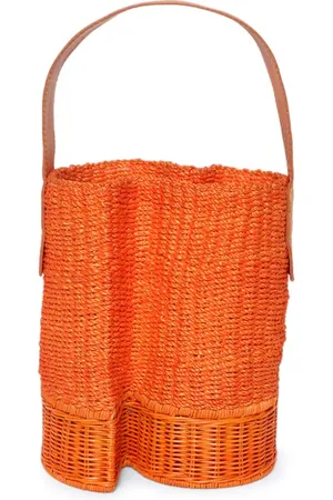 SACAI Petit sac seau à design tressé