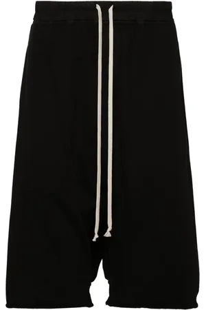 Rick Owens Short en coton à coupe sarouel