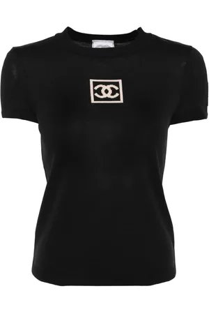 CHANEL Haut en maille à logo CC (2003)