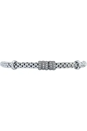 FOPE Bracelet Flexible en or blanc 18ct pavé de diamants