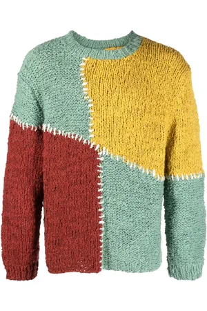 THE ELDER STATESMAN Pull à coutures contrastantes