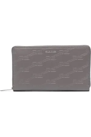 Balenciaga Portefeuille en cuir à logo embossé