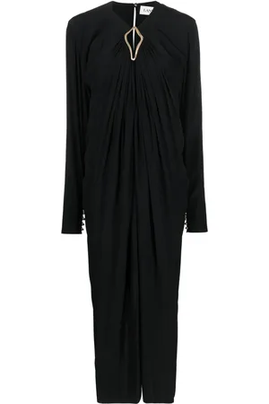 Lanvin Robe mi-longue à découpe avant