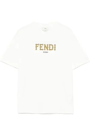 Fendi T-shirt à logo imprimé