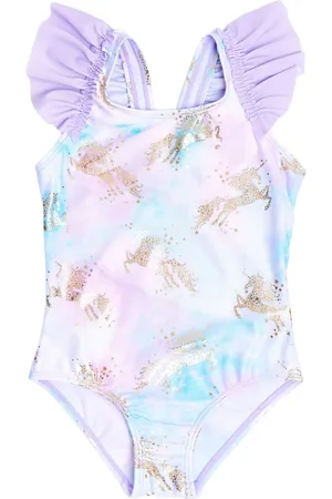 SOLISWIM KIDS Maillot de bain à motif étoile dorée imprimé