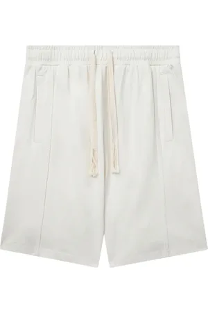 FIVE CM Pantalon de jogging en coton à slogan brodé